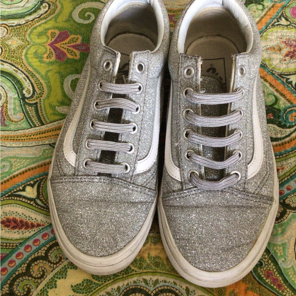 Sparkle Vans size women’s 7.5